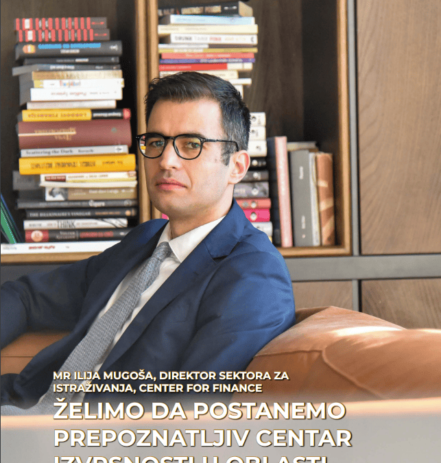 Center for Finance predstavljen u Glasniku Privredne komore Crne Gore