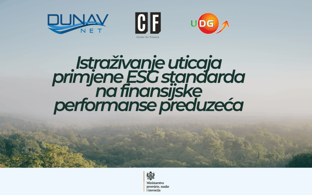 Istraživanje uticaja primjene ESG standarda na finansijske performanse preduzeća