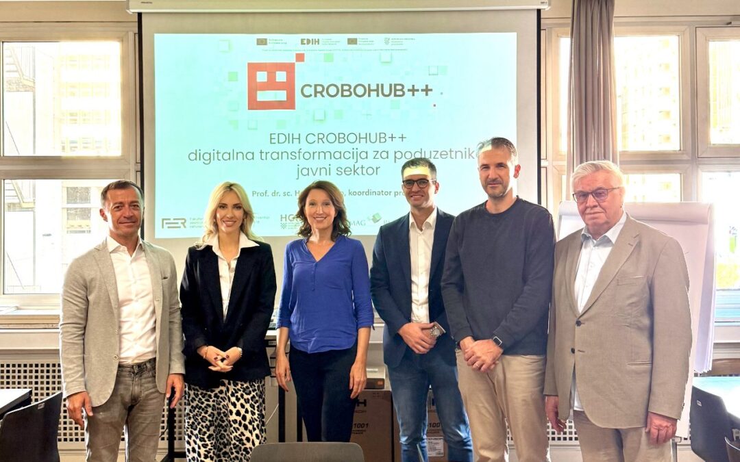 Predstavnici Center for Finance u studijskoj posjeti EDIH CroboHub-u u Zagrebu