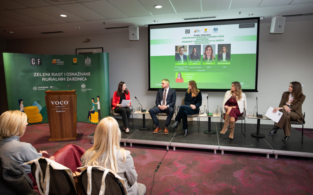 Finansijska pismenost ključ zelenih investicija u ruralnim područjima Crne Gore