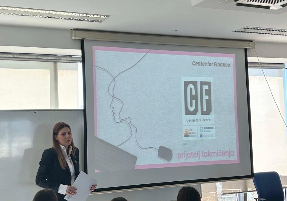 Centar za finansije predstavio inovativna rješenja za finansijsku pismenost na Međunarodnom danu djevojaka u ICT-u u organizaciji Fakulteta za informacione tehnologije Univerziteta Mediteran