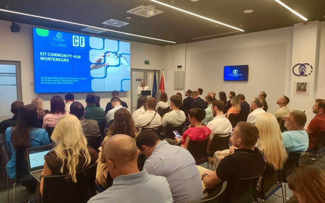 Center for Finance i EIT Community Hub Montenegro predstavili EIT prilike na još jednom LINKUP događaju